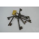 19th century Lincoln castle prison keys