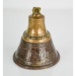 A Gillet & Johnston coronation bell 1953, label underside: cast from Great English Bells cast before
