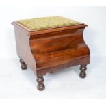 A Victorian mahogany commode. 41cms x 47cms x 43cms