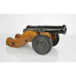 A 19th century Stafsjo Bruk signal cannon. 16cms tall x 33cms long