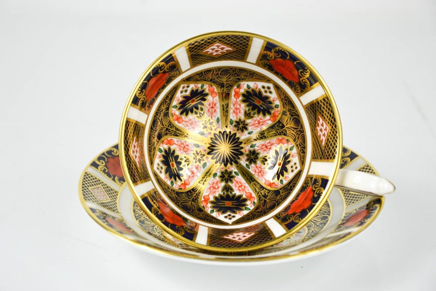 A Royal Crown Derby cup and saucer in the Imari pattern no 1128. - Image 2 of 2