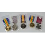 A group of replica / replacement medals to include The Gulf medal
