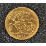 A 1911 Gold half sovereign