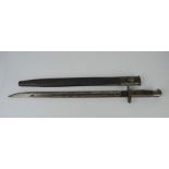 A British WWI era 1907 pattern sword bayonet by Sanderson
