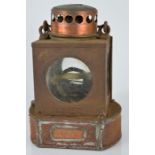 Vintage LNER Railway lamp - Welch patent - Corby ( Corby Glen ? )