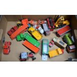 A quantity of vintage Dinky - Lesney and Lone-star die-cast vehicles