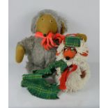 A Vintage Orinoco Womble Toy by Burbank Toys and one other example