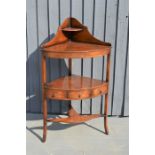 A 19th century mahogany wash stand