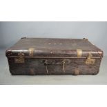 A vintage Crocodile skin style suitcase