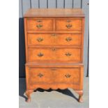 A Reproduction chest of drawers