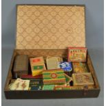 A quantity of vintage board and card games to include - Halma, Domino's, Ludo and many others