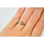 A diamond solitaire ring, inscribed on the inside KC-JHS 23.4.42, the diamond approximately 1.5cts.