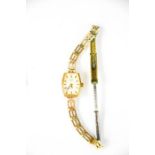 A ladies 9ct gold Rotary wristwatch.