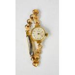 A 9ct gold Vertex ladies wristwatch.