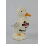 A Plichta pottery ceramic duck - 13cm