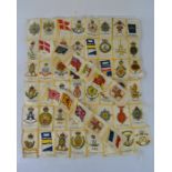 A quantity of cigarette military related silks