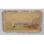 An early 20th century watercolor signed G.Bate - depicting shipping scene
