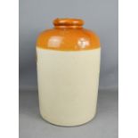 A Doulton Lambeth stoneware glazed jar, 44cm high.