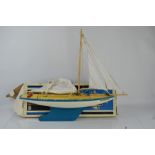 A Vintage Star model sailing yacht in original box