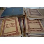 A quantity of vintage sheet music