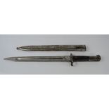 A German M1871/84 bayonet and scabbard