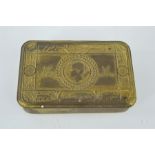 A WWI Princess Mary Christmas 1914 brass tin