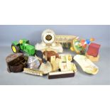 A quantity of mixed items to include - Royal Winton , coins , boxed tube feeders, DGBM West