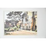 Local interest: watercolour depicting Oakham Chapel.