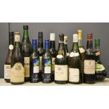 A group of vintage and later wines, to include 1987 Vouray, a 2005 Meursault Poruzots Premier Cru, a