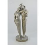 A 20th century abstract sculpture "Fluid Caress" by Alexander Daniel