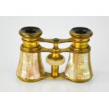 A pair of Colmont mother of pearl opera glasses