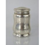 A German 835 Silver lidded jar - 4.73 toz