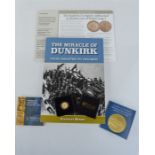 A 2020 Dunkirk 80th Anniversary Gold Quarter Sovereign