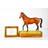 A Royal Worcester model of Nijinsky by Doris Linder, limited edition 125/500, with certificate,