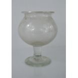 A Georgian hand blown Bonbon glass - 15cm