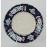 A Late 18th/early 19th century Russian porcelain plate - Gardner porcelain factory Verbilki Moscow -