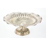 A 19th century bon bon dish with decorative pierced edge, Chester 1893, 246g.