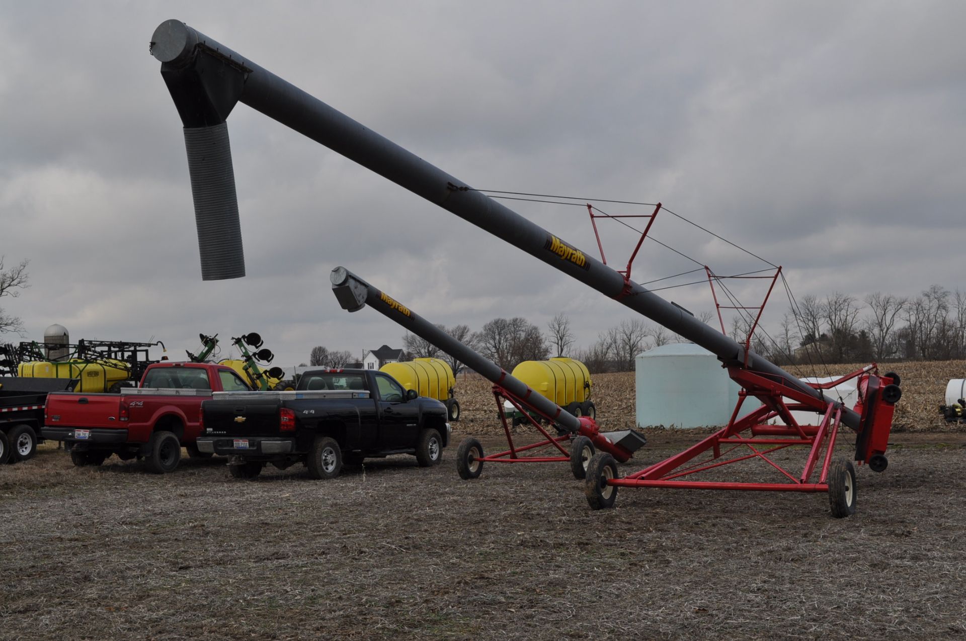 10” x 62’ Mayrath swing-a-way auger, 540 pto, hyd raise - Image 5 of 6