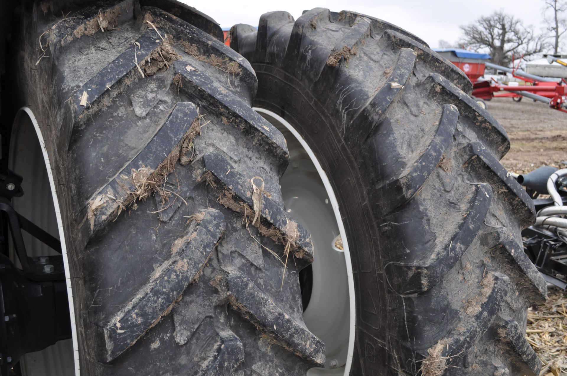 New Holland T7.250 tractor, 480/80 R 46 duals, Michelin 380/85 R 34 front, Super Steer, front wts, - Image 7 of 28