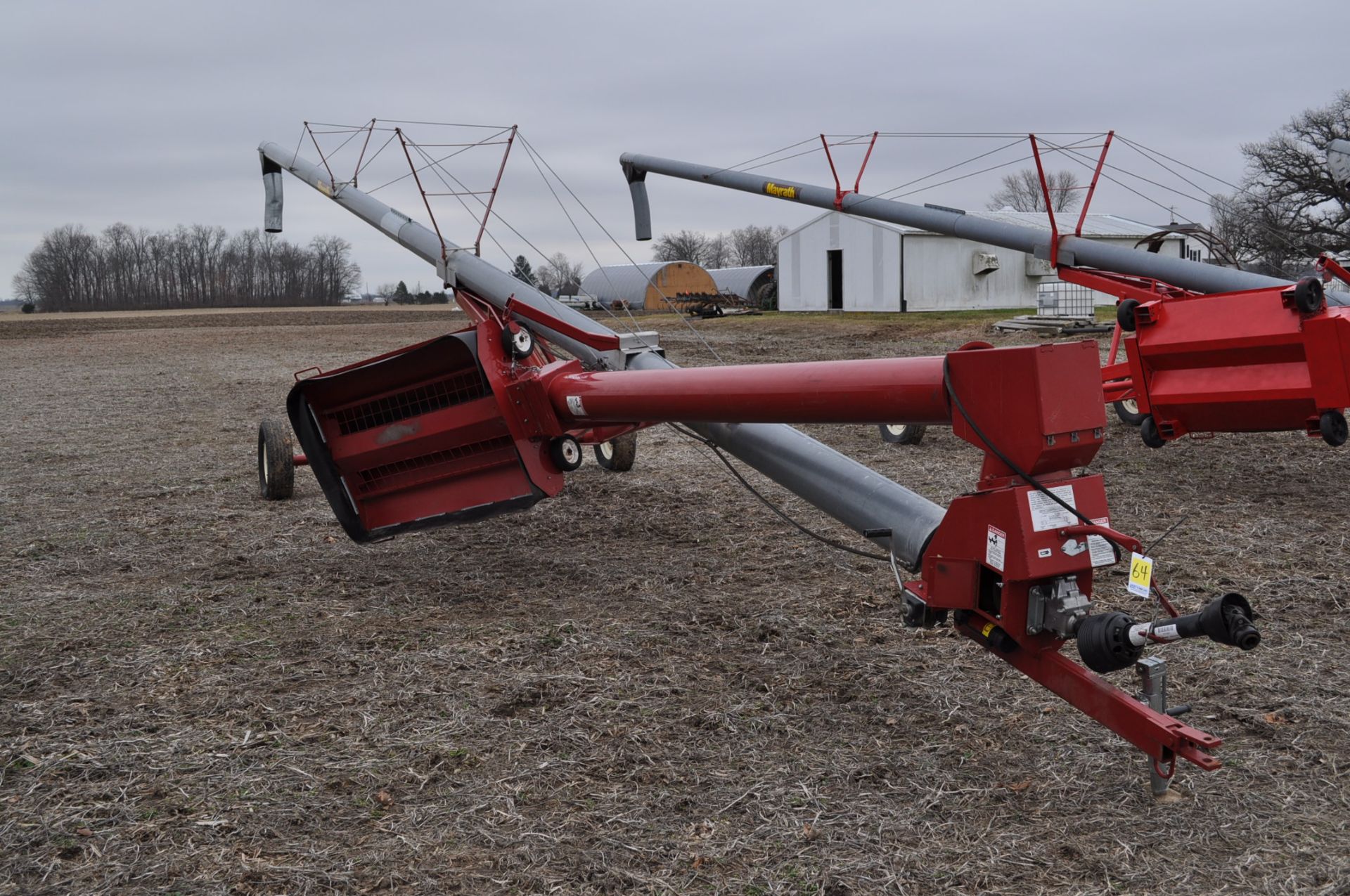 10” x 62’ Mayrath swing-a-way auger, 540 pto, hyd raise - Image 2 of 6