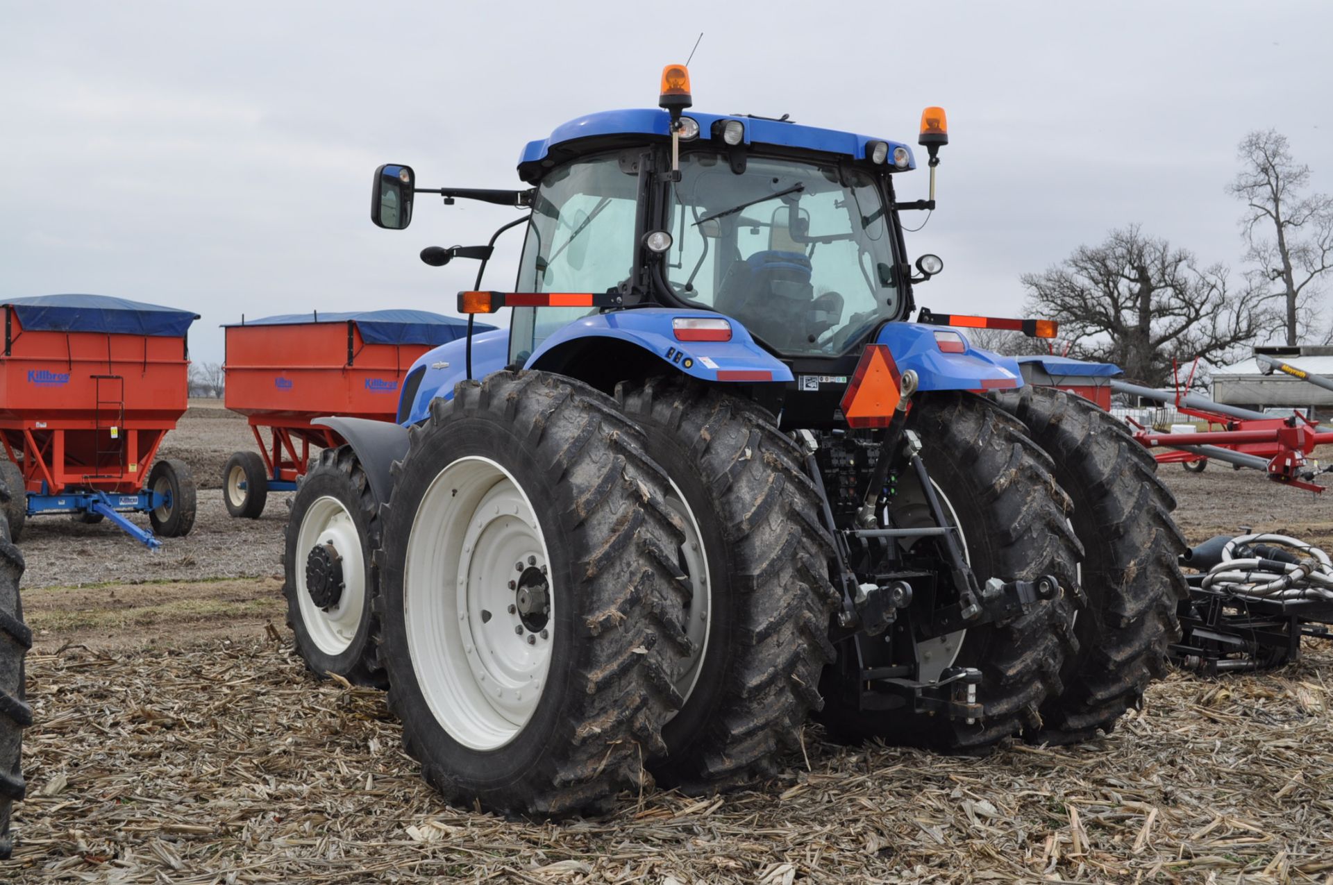 New Holland T7.250 tractor, 480/80 R 46 duals, Michelin 380/85 R 34 front, Super Steer, front wts, - Image 2 of 28