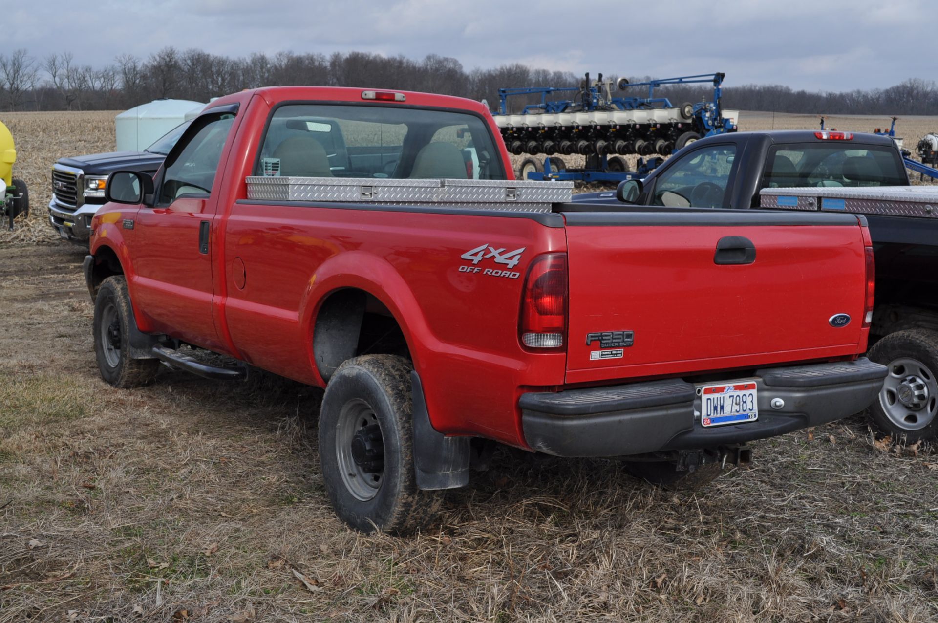 2000 Ford F-350 pickup truck, reg cab, long bed, 4x4, 5.4 L V-8 gas, auto, 61,523 miles, VIN 1 - Image 2 of 18