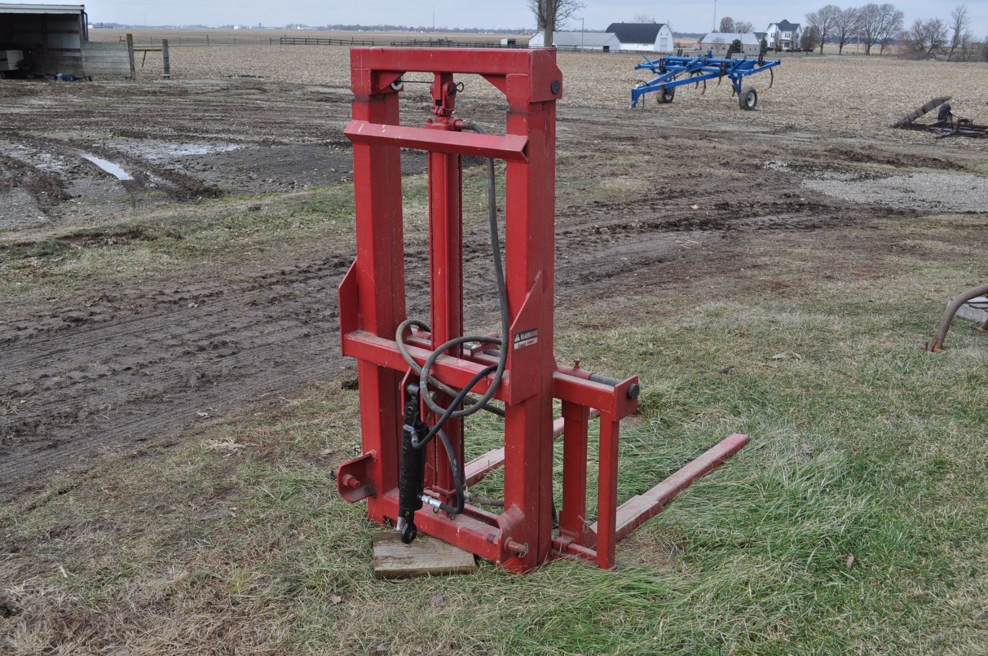 3 pt. Worksaver forklift, 52” forks, single stage - Image 3 of 4