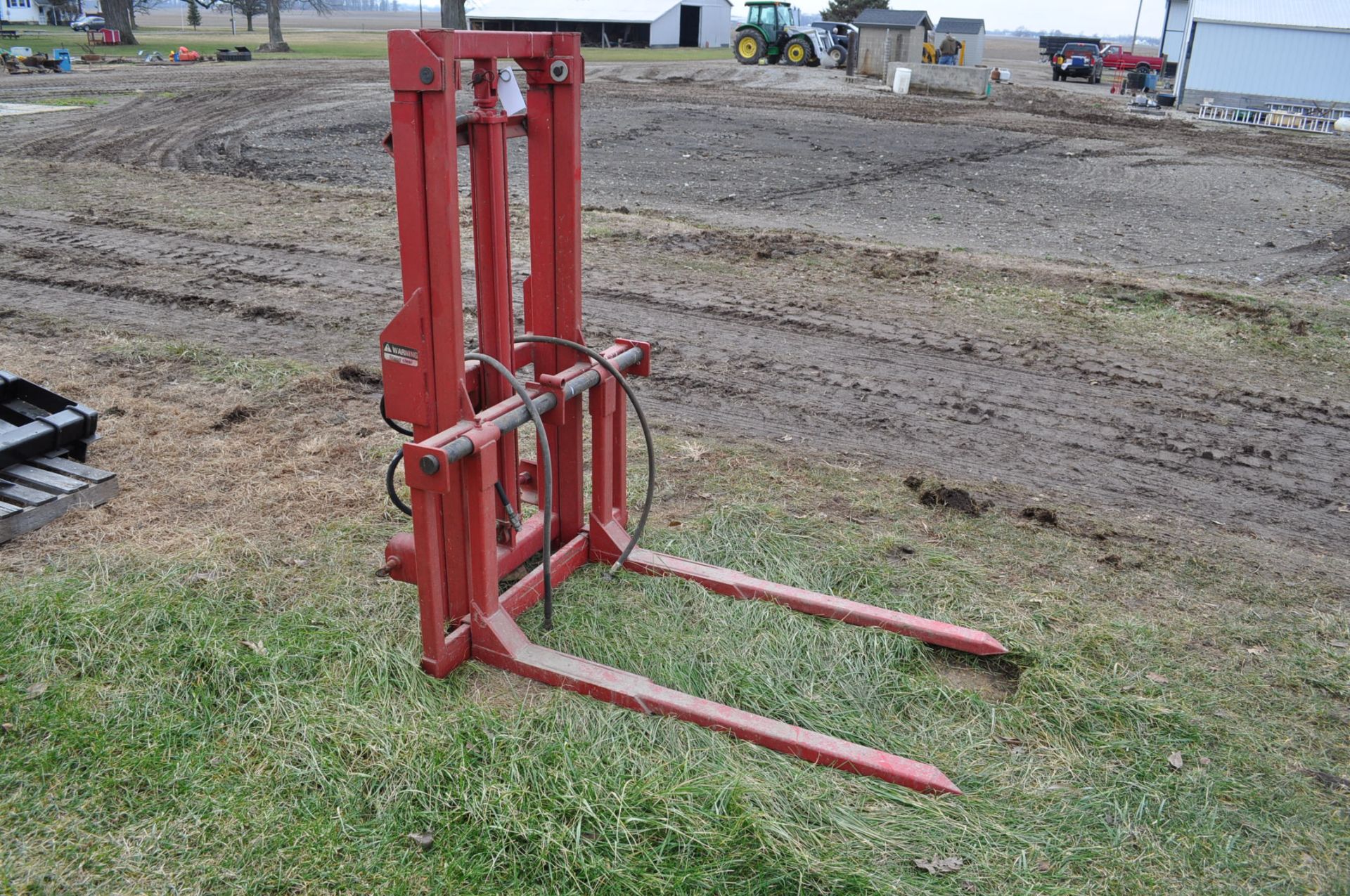 3 pt. Worksaver forklift, 52” forks, single stage - Image 4 of 4