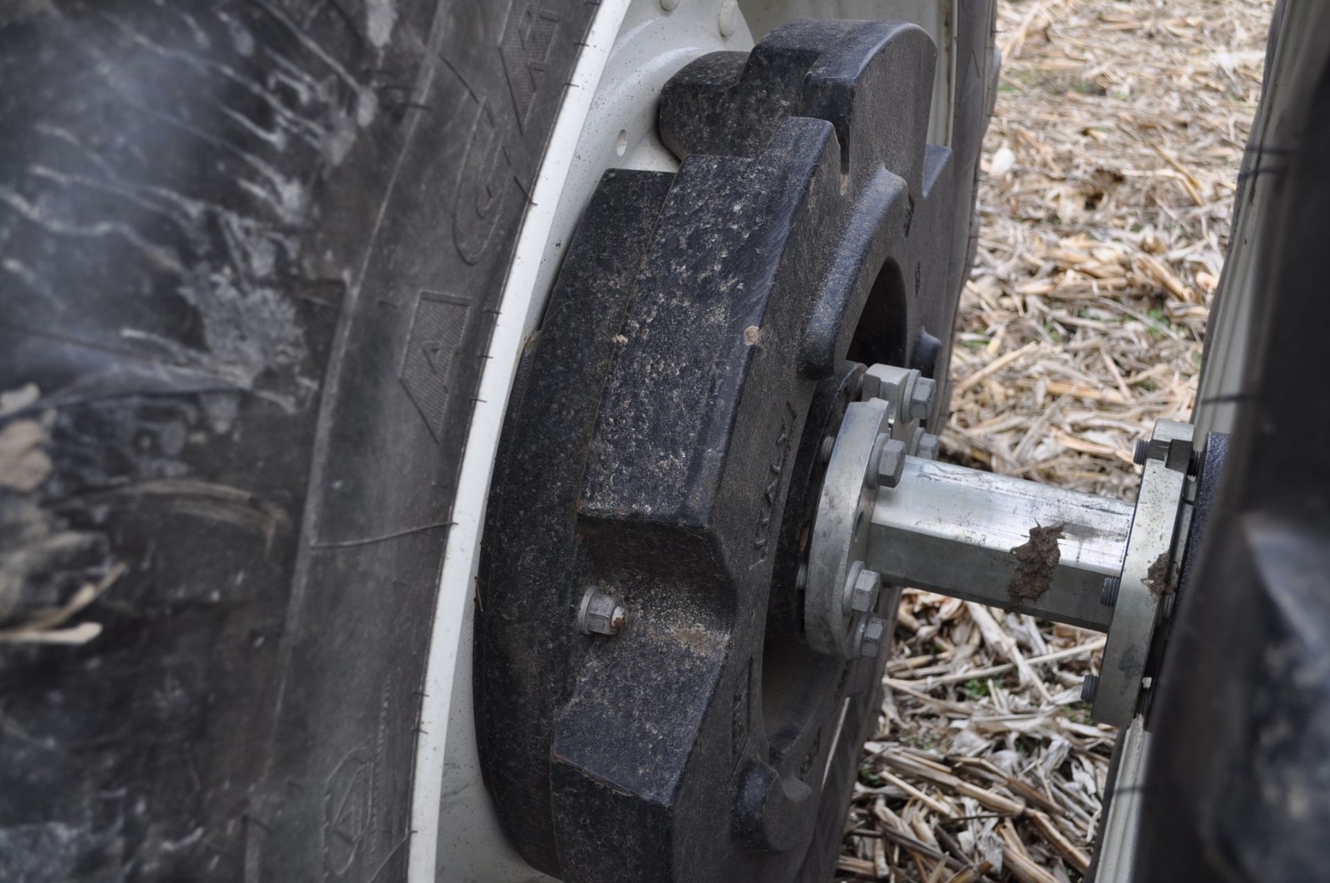 New Holland T7.250 tractor, 480/80 R 46 duals, Michelin 380/85 R 34 front, Super Steer, front wts, - Image 10 of 28