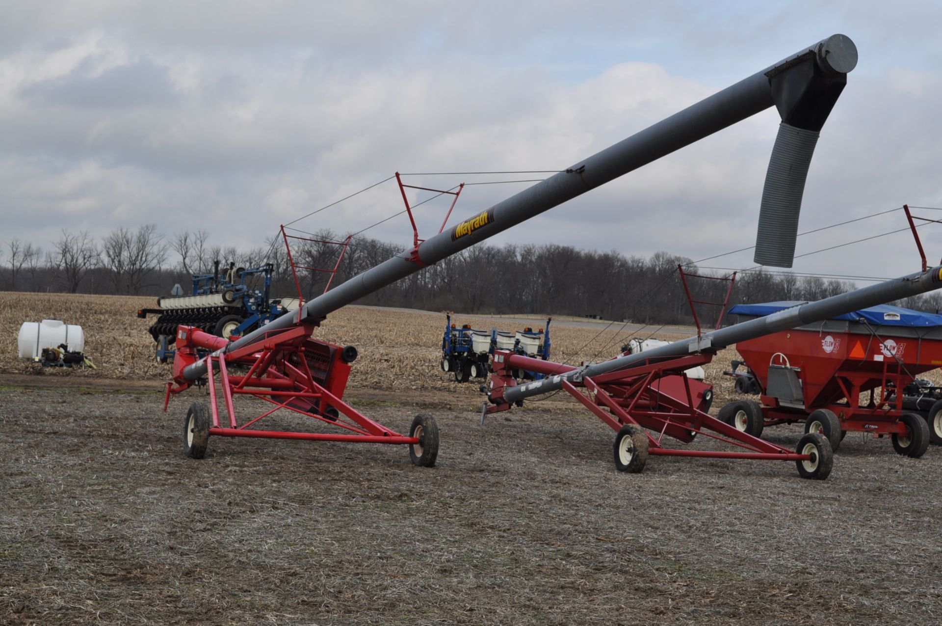 10” x 62’ Mayrath swing-a-way auger, 540 pto, hyd raise - Image 4 of 6