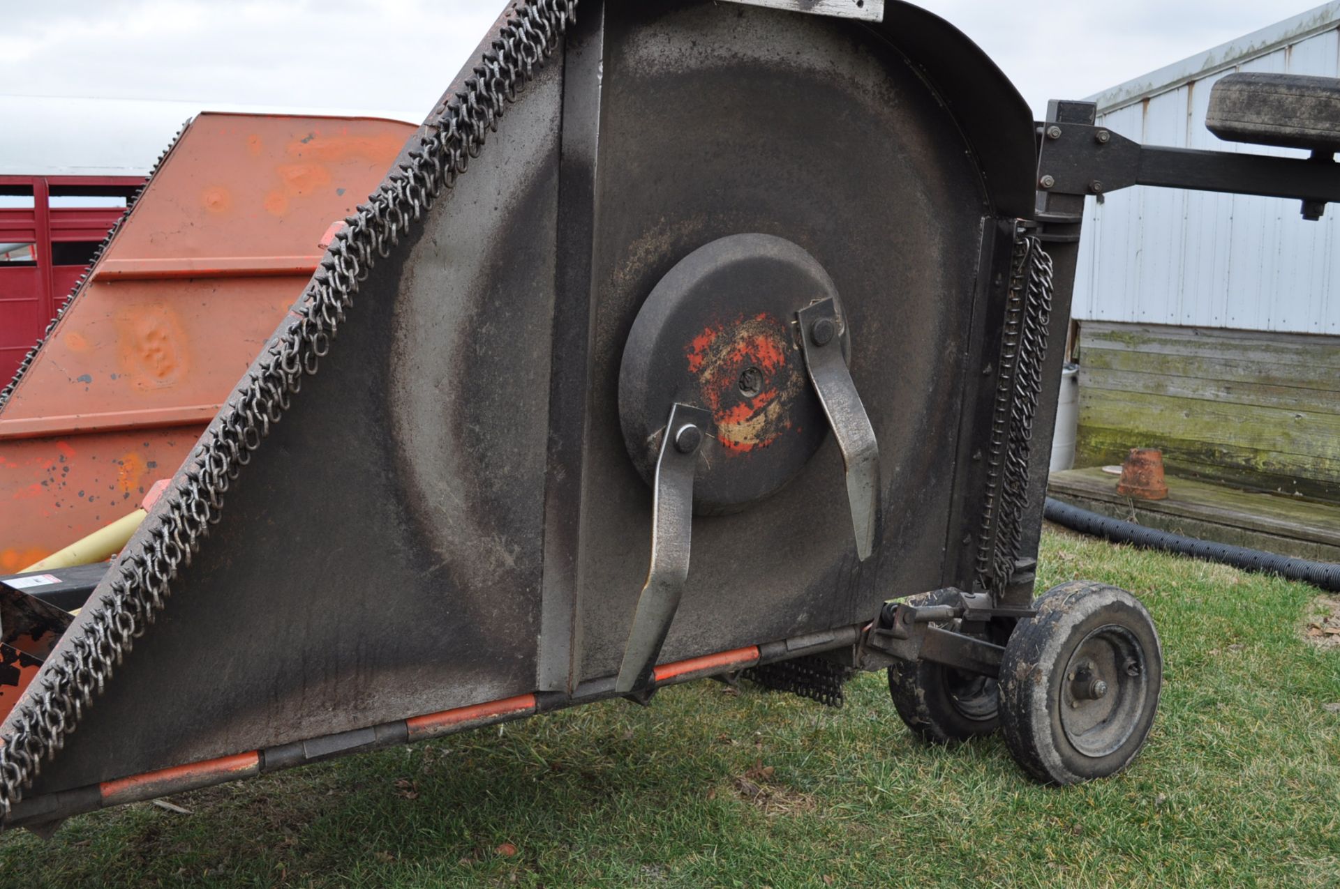 15’ Taylor Way 1510 rotary mower, stump jumper, airplane tires, foam filled, 1000 pto, hyd fold, hyd - Image 3 of 6