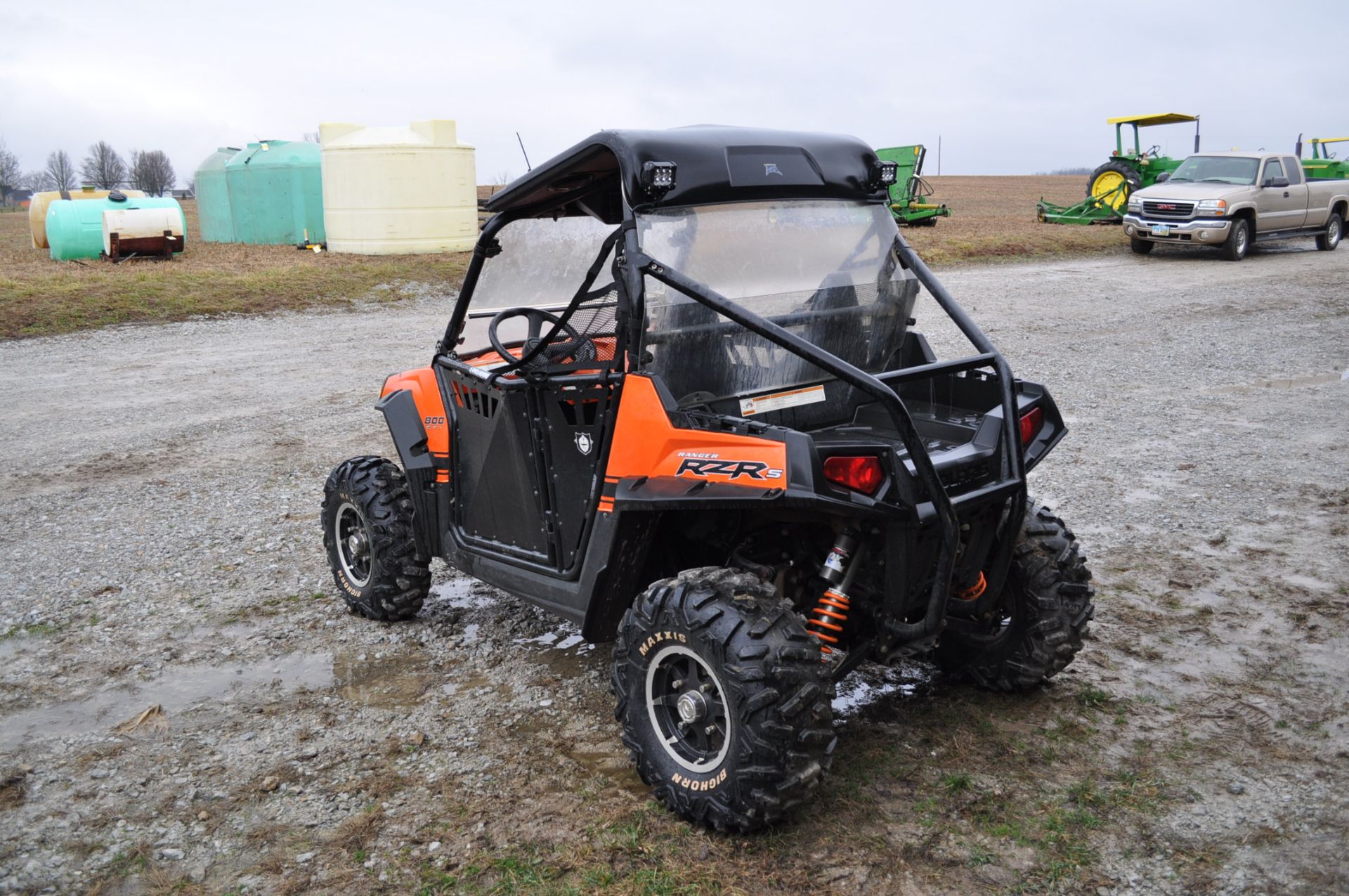 2010 Polaris Ranger RZR, 800 EFI, AT26 x 12 R 12 rear, AT26 x 9 R 12 front, half doors, 102 hrs, 899 - Image 2 of 9