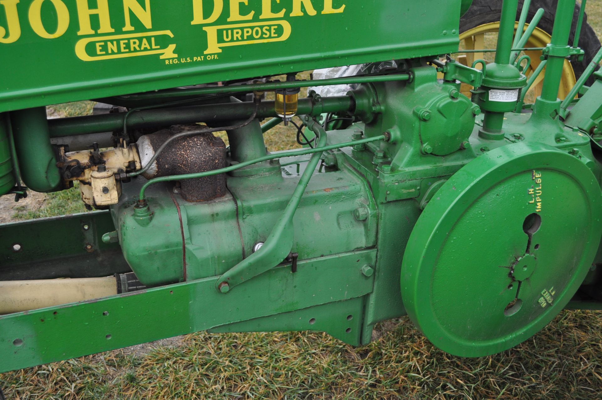 1937 John Deere Unstyled A, 11-36 tires, narrow front, 540 pto, SN 457396 - Image 9 of 12