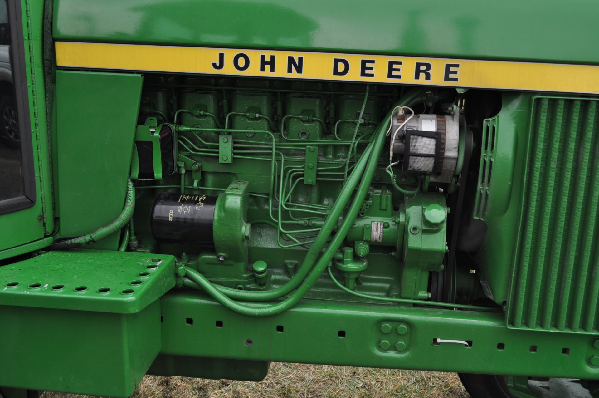 John Deere 4230 tractor, diesel, 18.4-34 hub duals, 10.00-16 front, CHA, Quad range, 2 hyd - Image 9 of 23